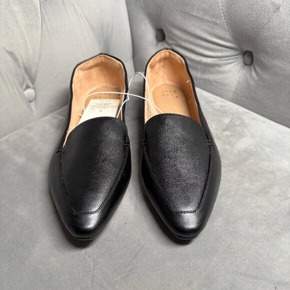 NWT A New Day Black Faux Leather Loafers with Memory Foam – Women’s Size 8 - Picture 2 of 7